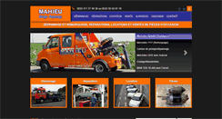 Desktop Screenshot of garage-mahieu.com