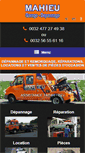 Mobile Screenshot of garage-mahieu.com
