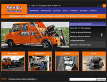 Tablet Screenshot of garage-mahieu.com